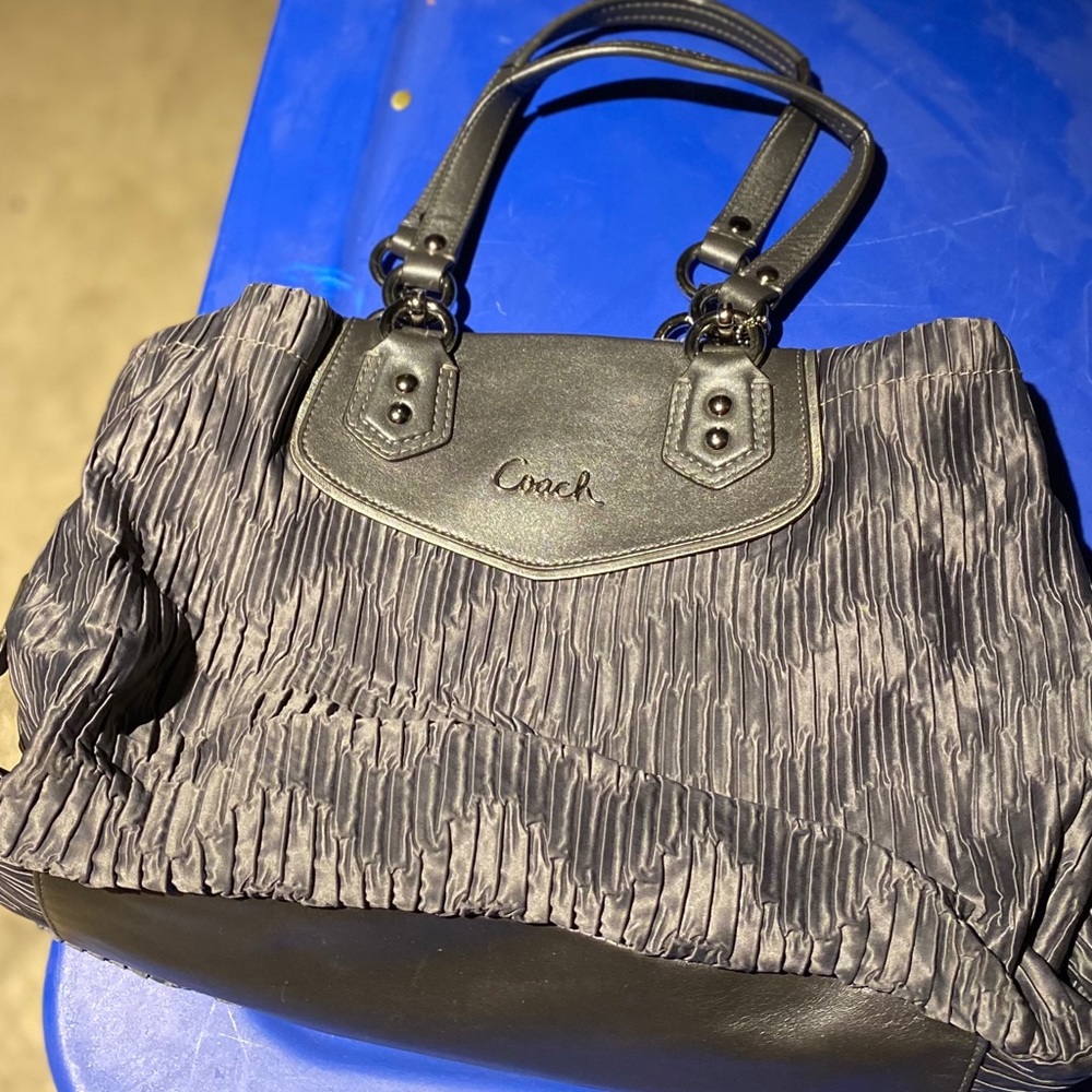 Medium Gray Coach tote bag